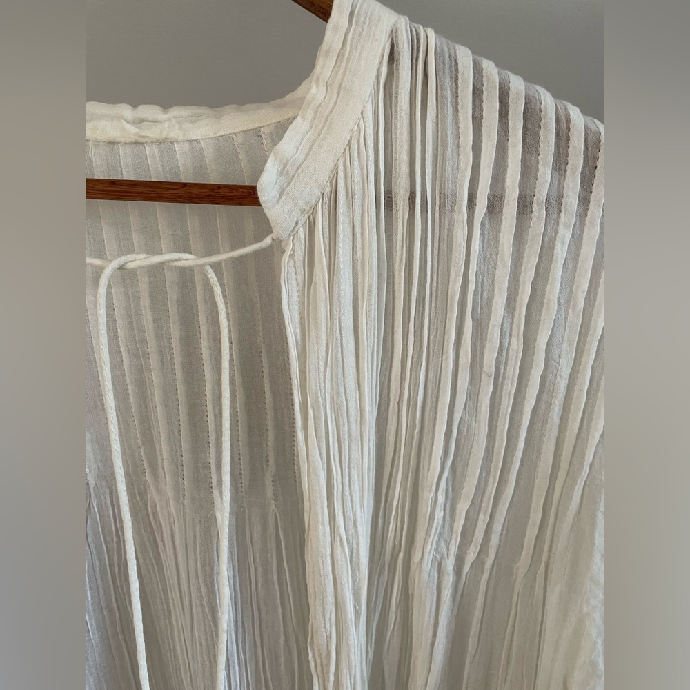 Free People sheer cotton cardigan
